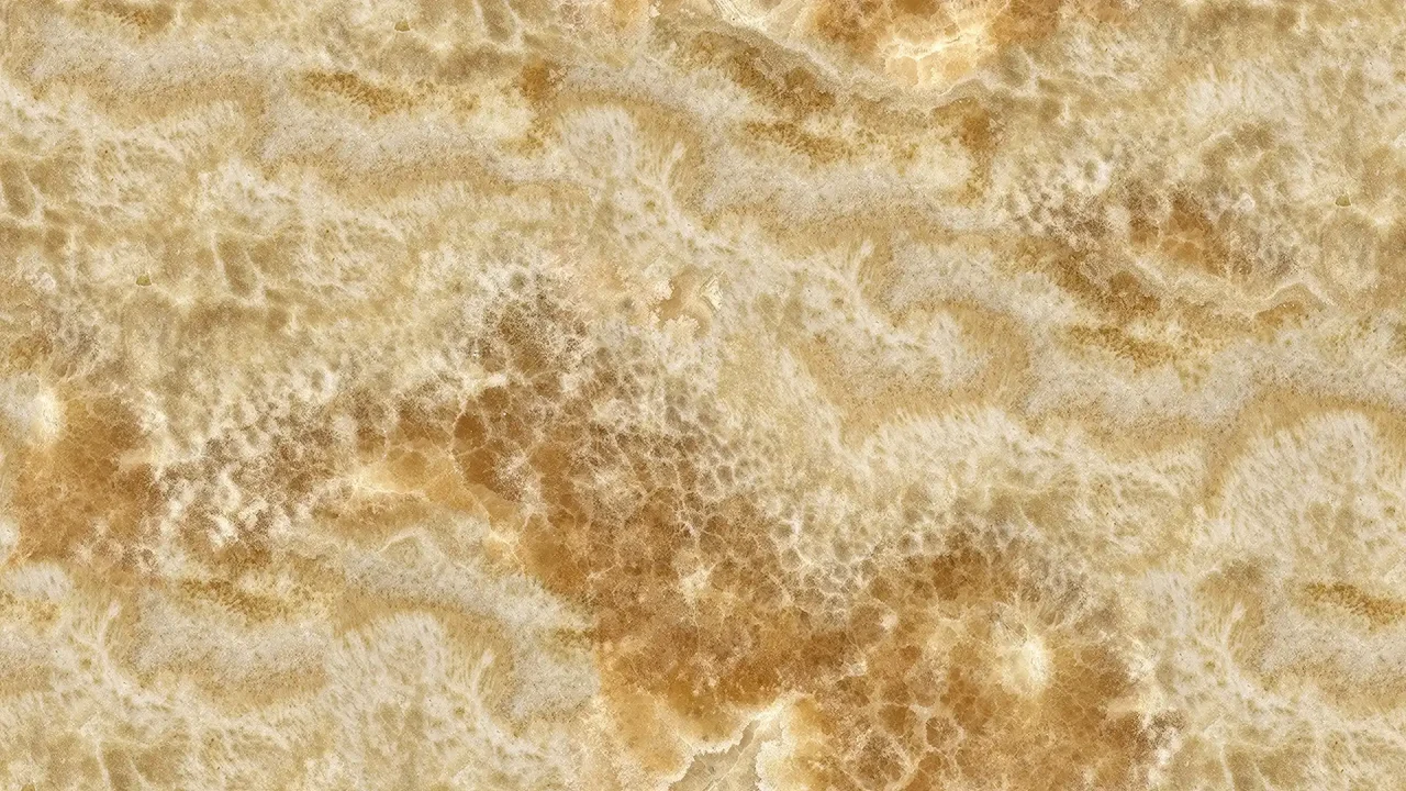 Limra Doğal Taş Bal Oniksi plakası ve lüks doğal taş aydınlatma tasarımı.
